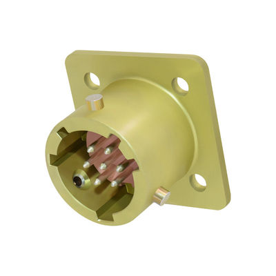OHS-BC-1-19/18-B1-1-B Hermetic Square Flange Receptacle Bayonet Russian Industrial Circular Connectors